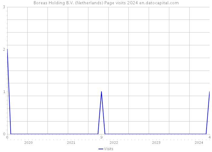 Boreas Holding B.V. (Netherlands) Page visits 2024 