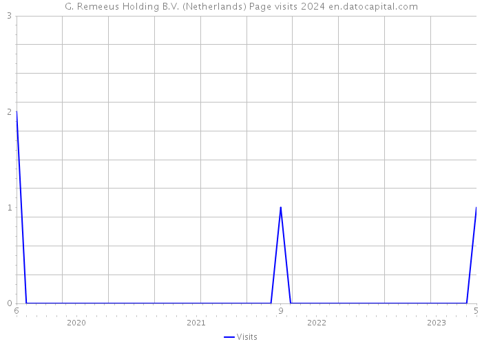 G. Remeeus Holding B.V. (Netherlands) Page visits 2024 
