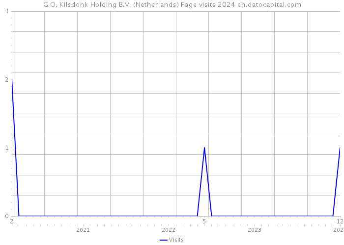 G.O. Kilsdonk Holding B.V. (Netherlands) Page visits 2024 