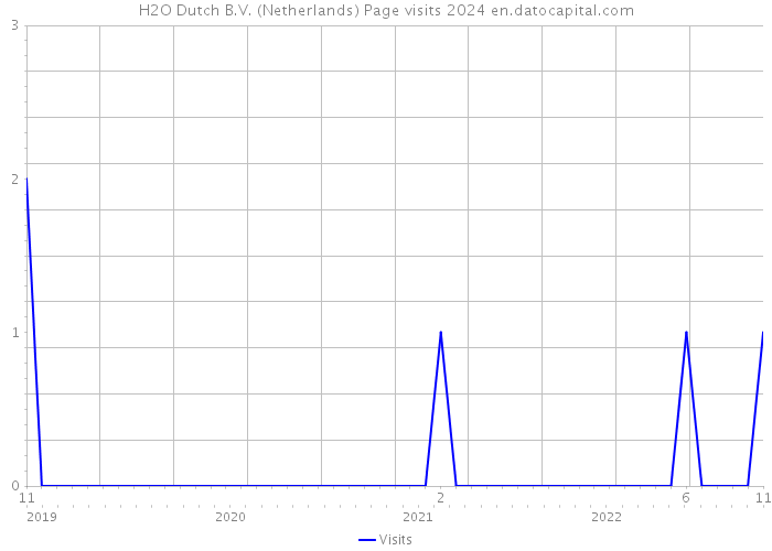 H2O Dutch B.V. (Netherlands) Page visits 2024 
