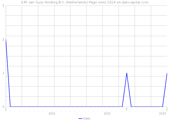S.M. van Gurp Holding B.V. (Netherlands) Page visits 2024 
