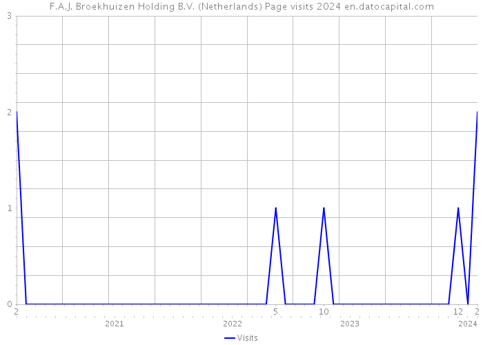 F.A.J. Broekhuizen Holding B.V. (Netherlands) Page visits 2024 