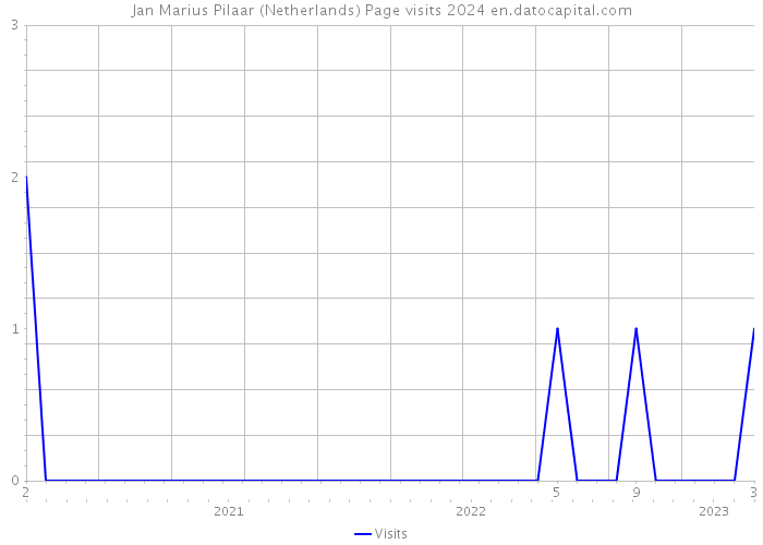 Jan Marius Pilaar (Netherlands) Page visits 2024 