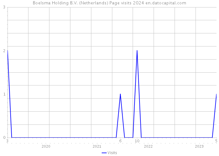 Boelsma Holding B.V. (Netherlands) Page visits 2024 