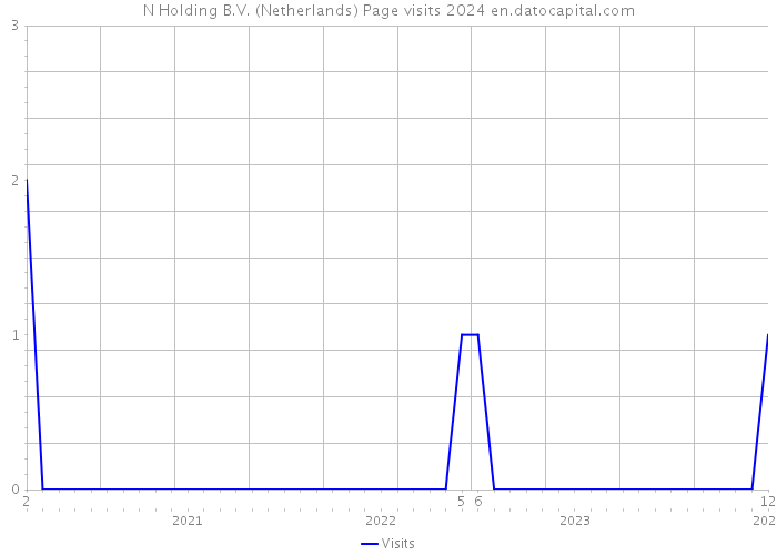 N Holding B.V. (Netherlands) Page visits 2024 