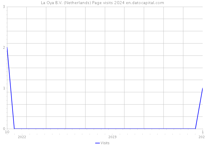 La Oya B.V. (Netherlands) Page visits 2024 