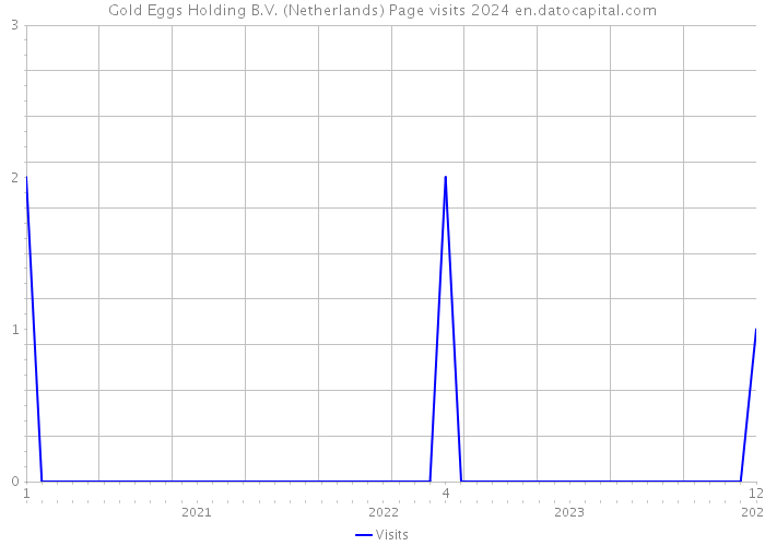 Gold Eggs Holding B.V. (Netherlands) Page visits 2024 