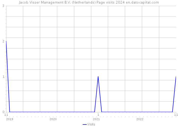 Jacob Visser Management B.V. (Netherlands) Page visits 2024 