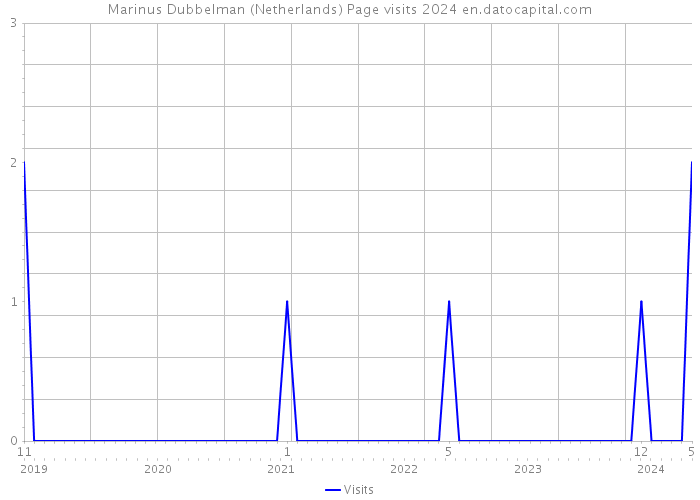 Marinus Dubbelman (Netherlands) Page visits 2024 