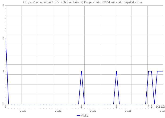 Onyx Management B.V. (Netherlands) Page visits 2024 