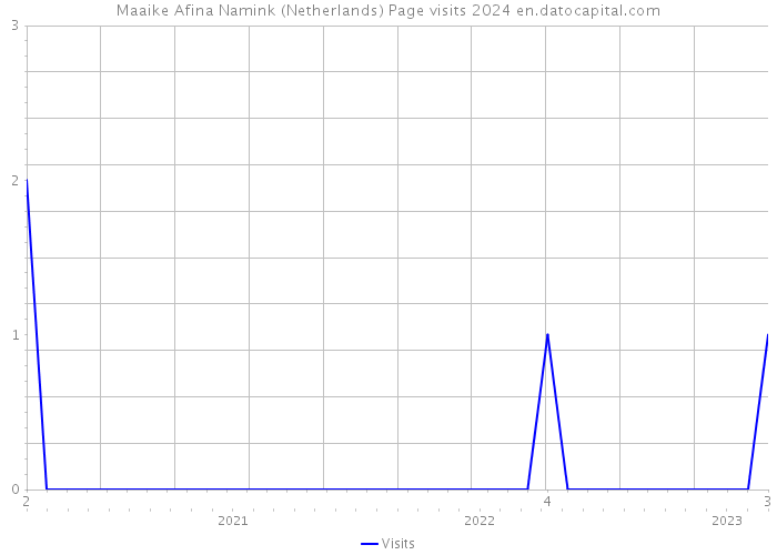 Maaike Afina Namink (Netherlands) Page visits 2024 