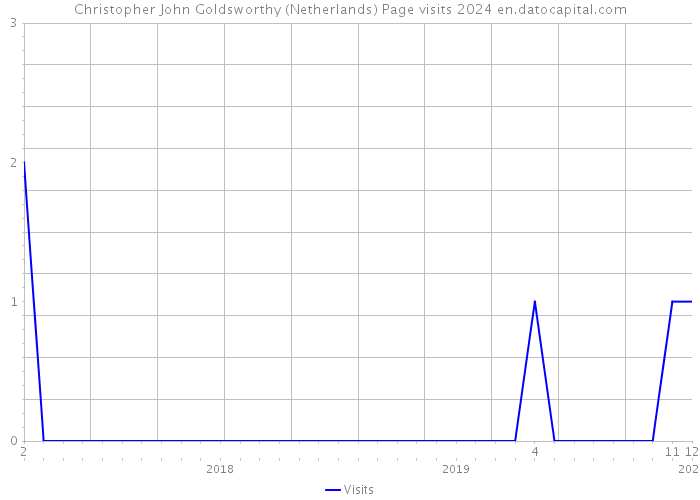 Christopher John Goldsworthy (Netherlands) Page visits 2024 