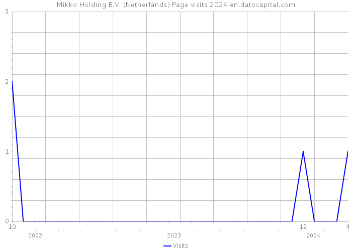 Mikko Holding B.V. (Netherlands) Page visits 2024 