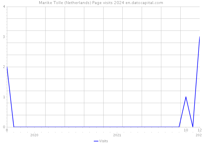 Marike Tolle (Netherlands) Page visits 2024 