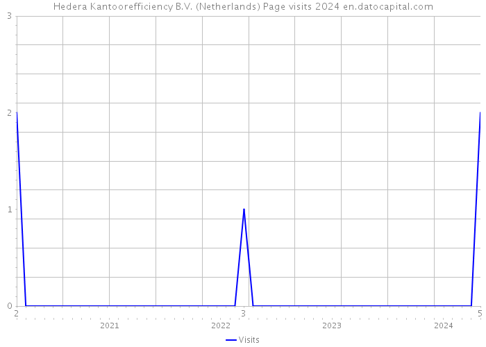 Hedera Kantoorefficiency B.V. (Netherlands) Page visits 2024 