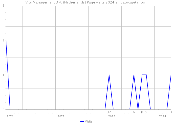 Vite Management B.V. (Netherlands) Page visits 2024 