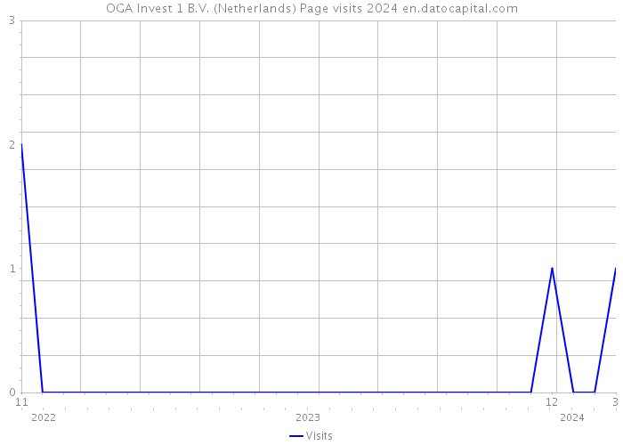 OGA Invest 1 B.V. (Netherlands) Page visits 2024 