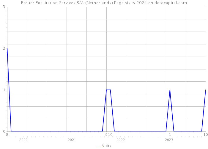 Breuer Facilitation Services B.V. (Netherlands) Page visits 2024 