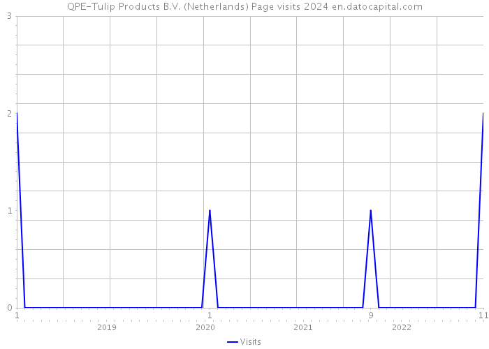 QPE-Tulip Products B.V. (Netherlands) Page visits 2024 