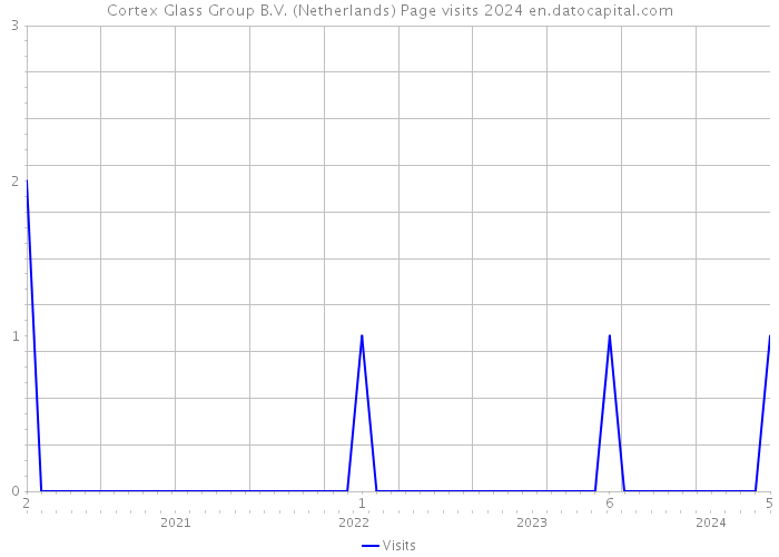 Cortex Glass Group B.V. (Netherlands) Page visits 2024 
