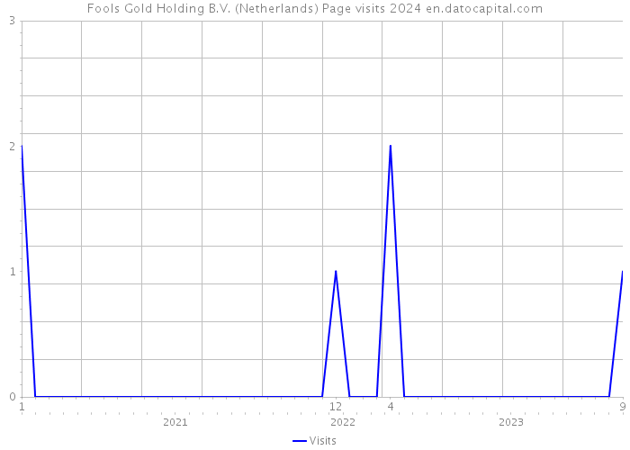 Fools Gold Holding B.V. (Netherlands) Page visits 2024 