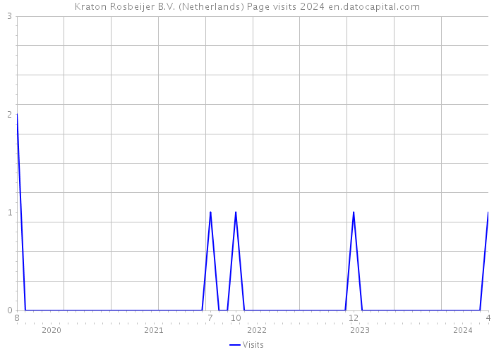 Kraton Rosbeijer B.V. (Netherlands) Page visits 2024 