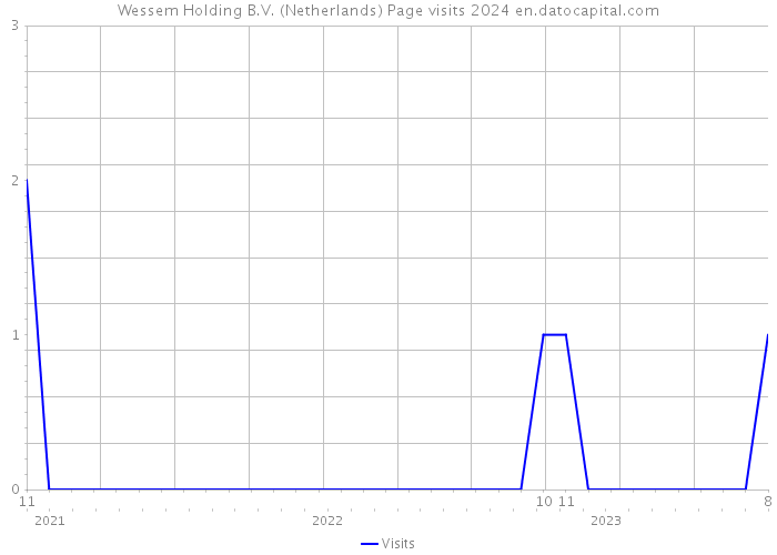 Wessem Holding B.V. (Netherlands) Page visits 2024 