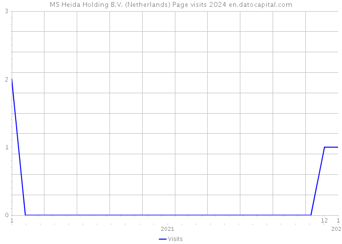 MS Heida Holding B.V. (Netherlands) Page visits 2024 