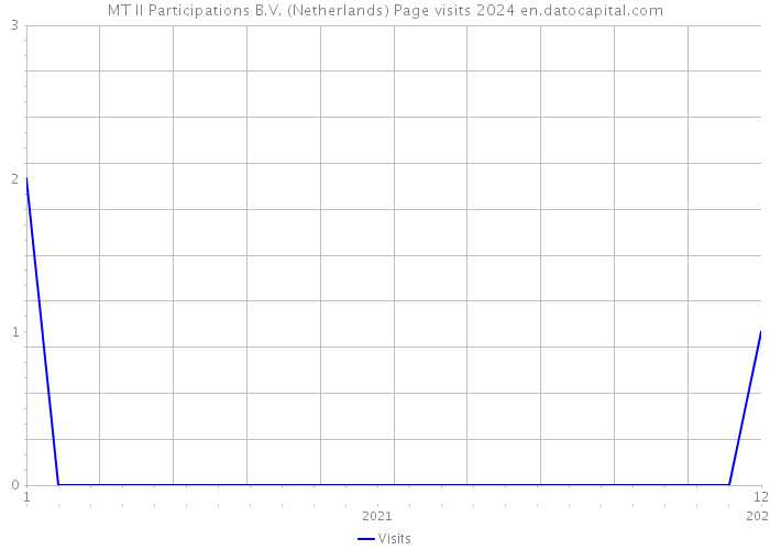 MT II Participations B.V. (Netherlands) Page visits 2024 