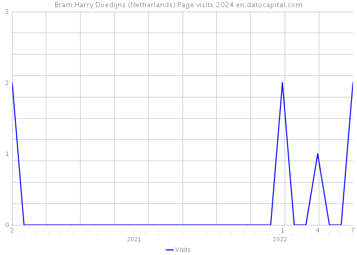 Bram Harry Doedijns (Netherlands) Page visits 2024 