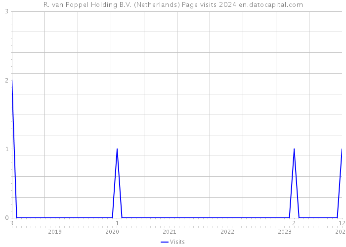 R. van Poppel Holding B.V. (Netherlands) Page visits 2024 