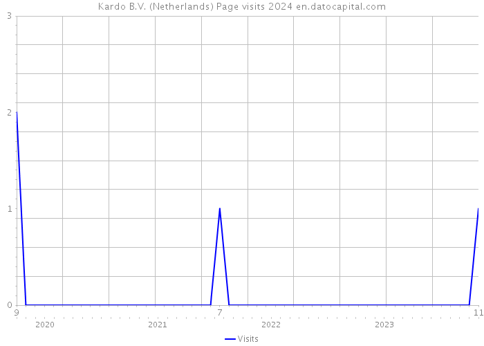 Kardo B.V. (Netherlands) Page visits 2024 