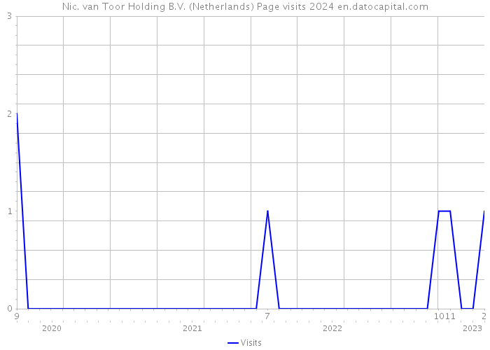 Nic. van Toor Holding B.V. (Netherlands) Page visits 2024 