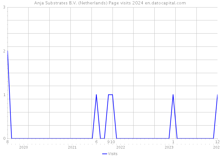 Anja Substrates B.V. (Netherlands) Page visits 2024 