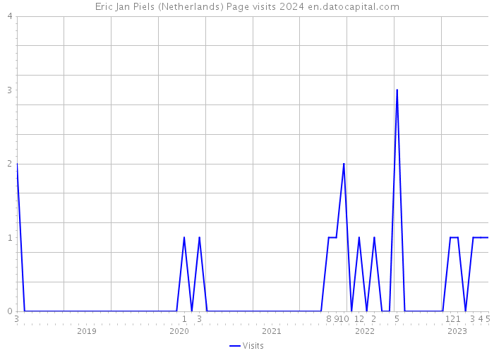 Eric Jan Piels (Netherlands) Page visits 2024 