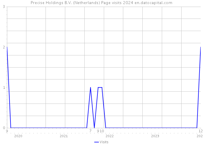 Precise Holdings B.V. (Netherlands) Page visits 2024 
