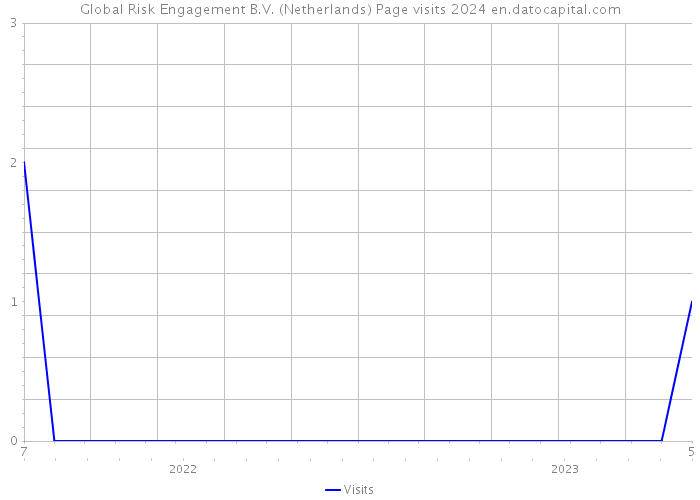 Global Risk Engagement B.V. (Netherlands) Page visits 2024 
