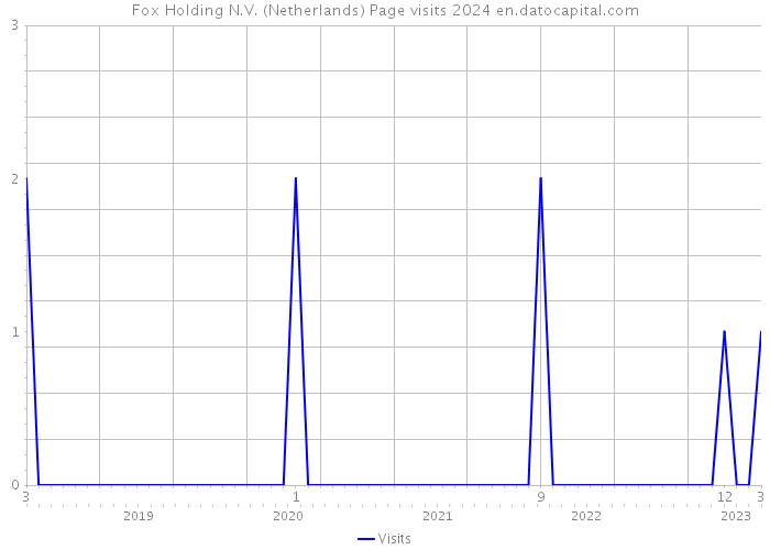 Fox Holding N.V. (Netherlands) Page visits 2024 