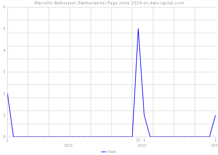 Marcellis Balkestein (Netherlands) Page visits 2024 