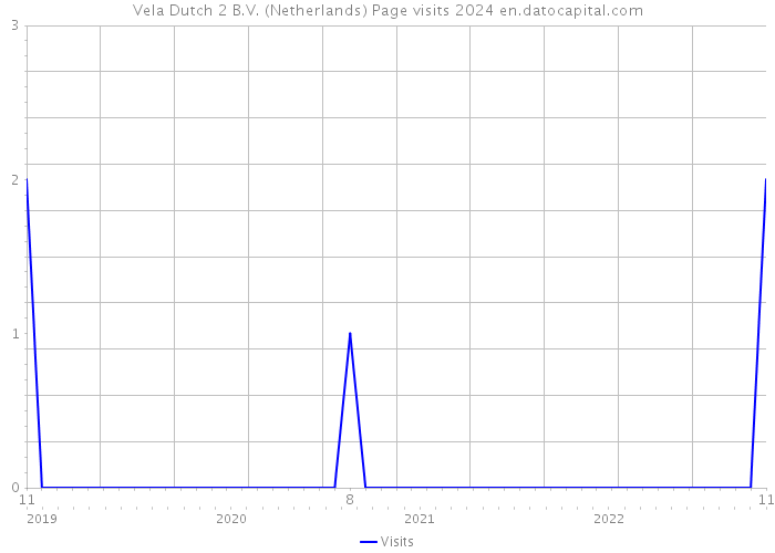 Vela Dutch 2 B.V. (Netherlands) Page visits 2024 