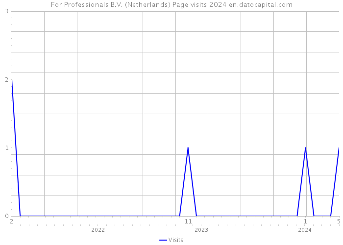 For Professionals B.V. (Netherlands) Page visits 2024 