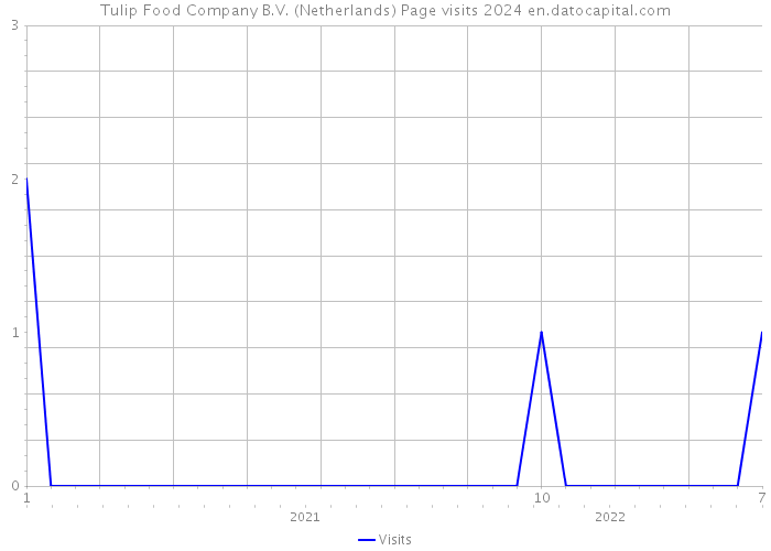Tulip Food Company B.V. (Netherlands) Page visits 2024 