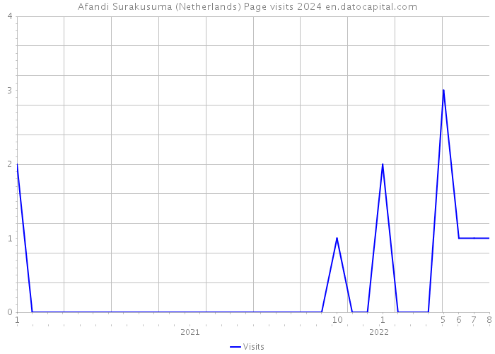 Afandi Surakusuma (Netherlands) Page visits 2024 
