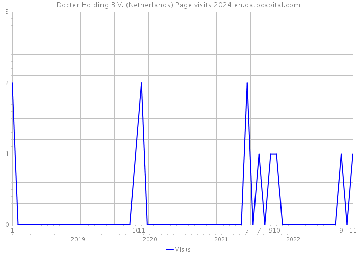 Docter Holding B.V. (Netherlands) Page visits 2024 