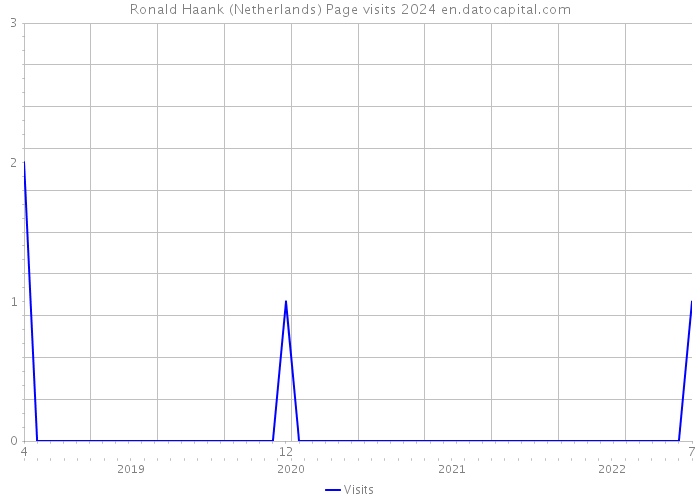 Ronald Haank (Netherlands) Page visits 2024 