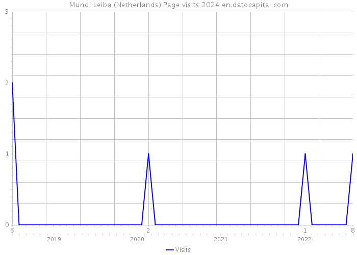 Mundi Leiba (Netherlands) Page visits 2024 