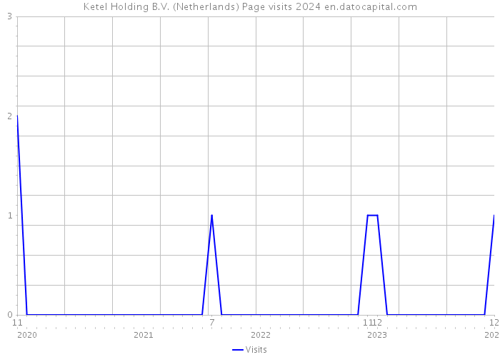 Ketel Holding B.V. (Netherlands) Page visits 2024 