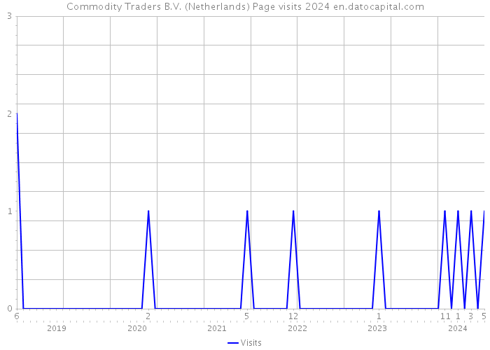Commodity Traders B.V. (Netherlands) Page visits 2024 