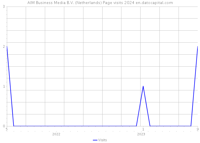 AIM Business Media B.V. (Netherlands) Page visits 2024 
