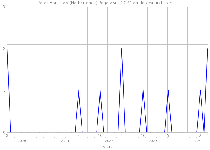 Peter Honkoop (Netherlands) Page visits 2024 